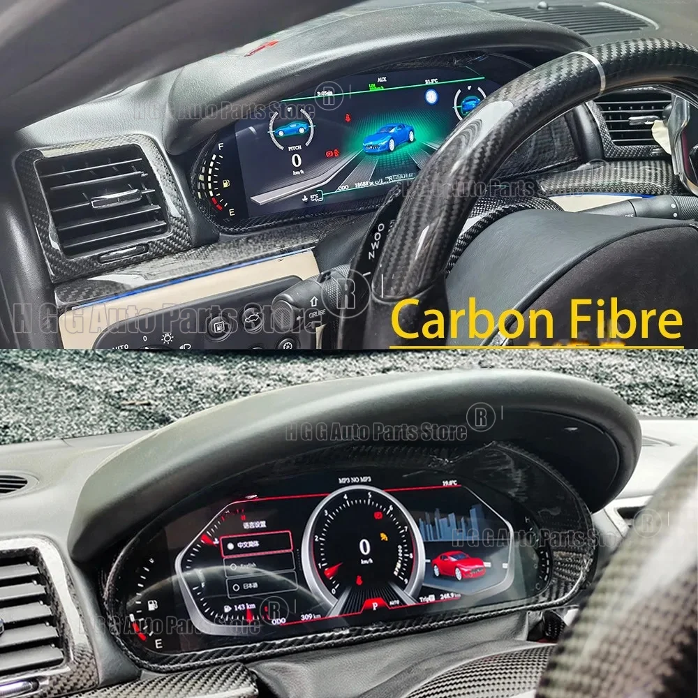 

Для Maserati Quattroporte 2004-2012 автомобильный цифровой кластер 12,3 "ЖК-дисплей приборная панель виртуальный кабинет прибор спидометр Android радио