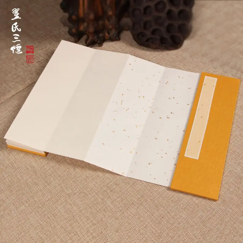 HVV Zhai's Three Furnace Xuan Paper Blank Calligraphy Chinese Painting Special Album Handfolded Memorial Signature Version paper