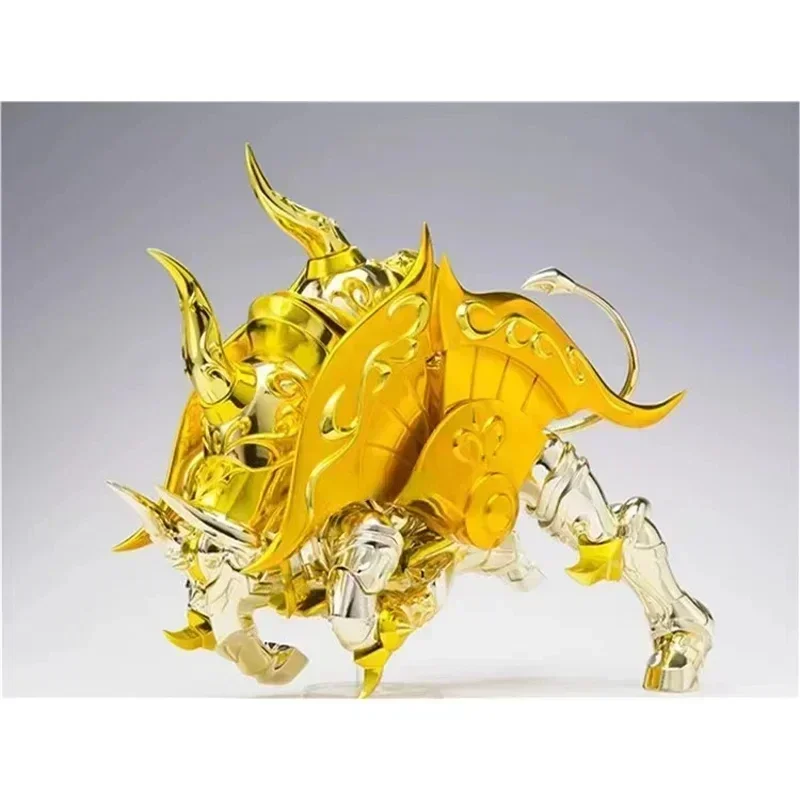 

In Stock Bandai Original Saint Seiya EX Saint Cloth Myth Taurus Aldebaran Golden Soul Action Figure Toy Gifts for Children