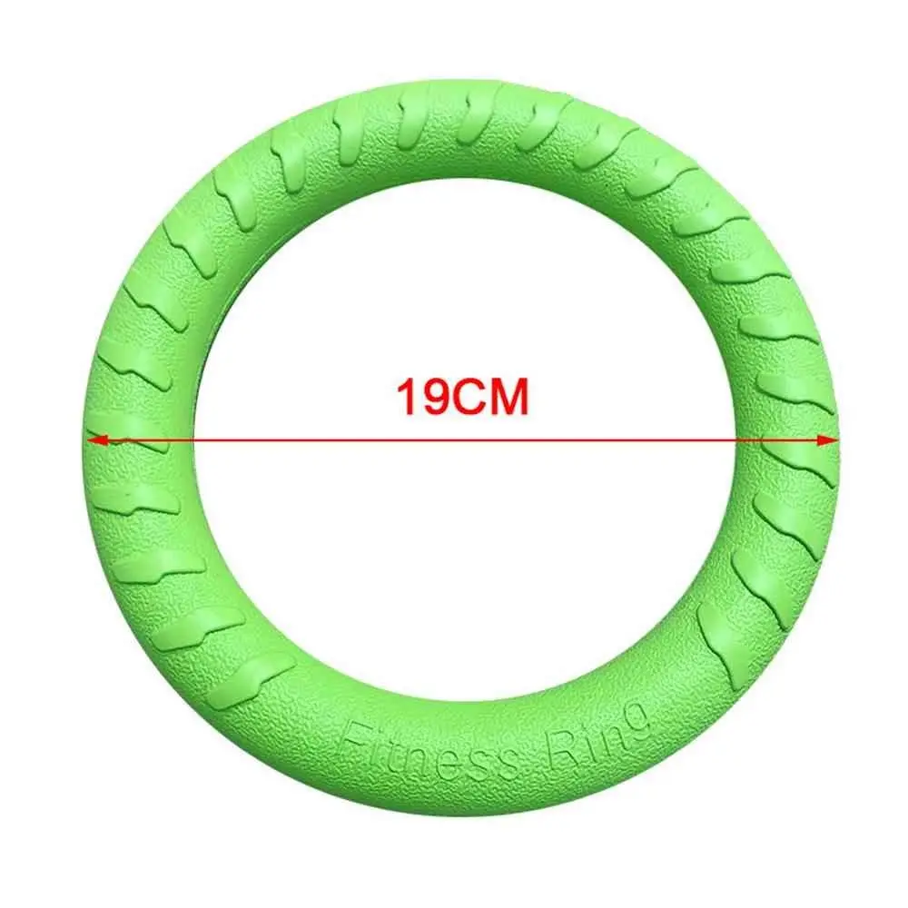 Dog Toys Pet Flying Disk Training Ring Puller Anti-Bite Floating Interactive Supplies Dog Toys Aggressive Chewing