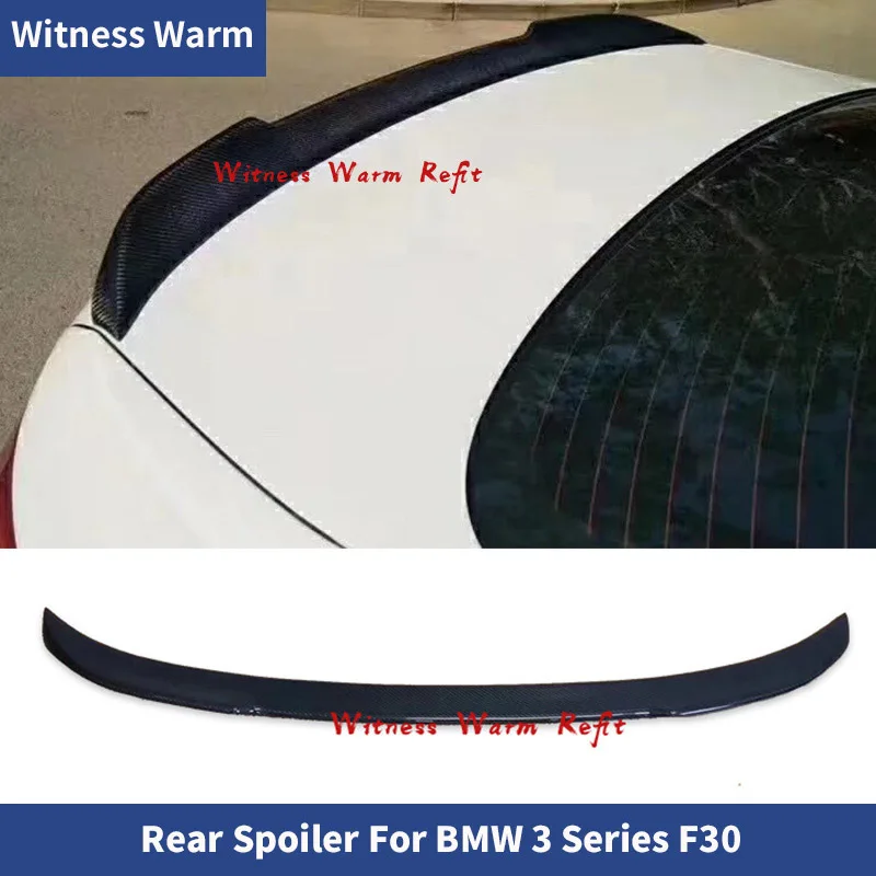 Real Carbon Fiber/frp Rear Trunk Spoiler Wing Boot Lip for Bmw 3 Series F30 2012-2018 318i 320i 330i 316i 328i 335i