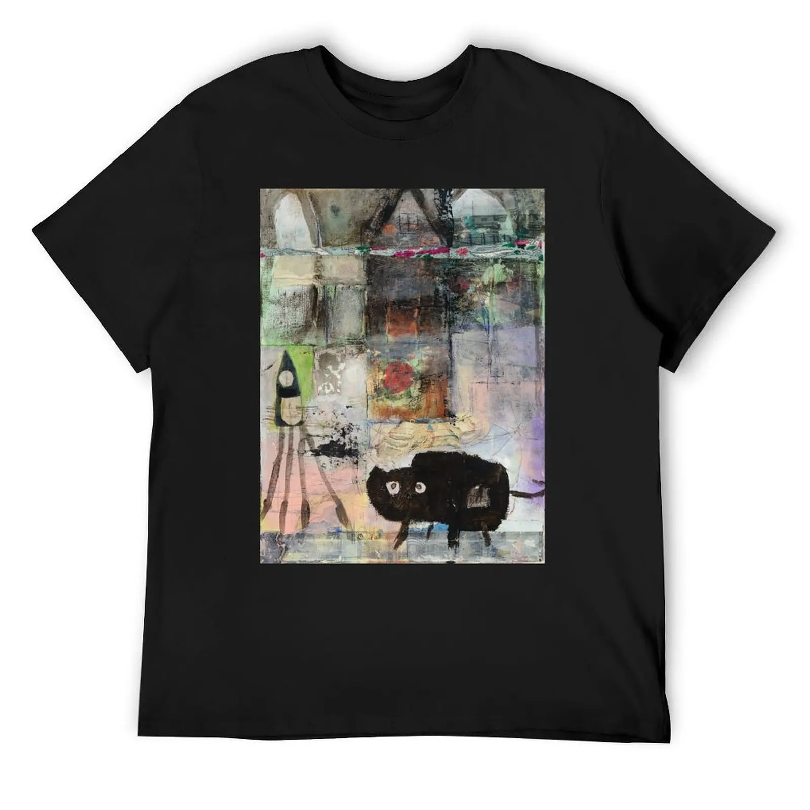 

The Cat Lady in her Studio T-Shirt man t shirt cute clothes vintage anime shirt plain t shirts men