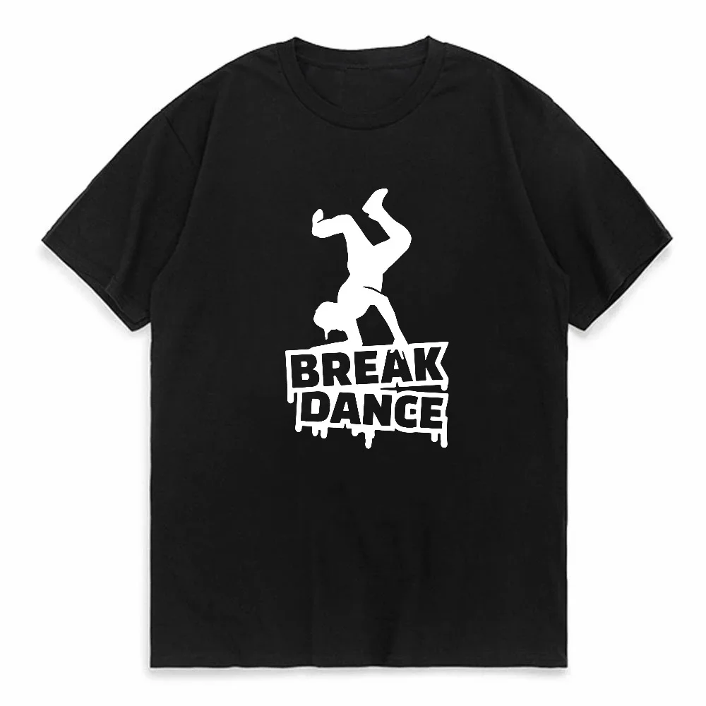 Funny Break Dance Graphic T Shirts fashion Harajuku Hip Hop Streetwear Short Sleeve Breakdance T-shirt summer Loose Casual tee