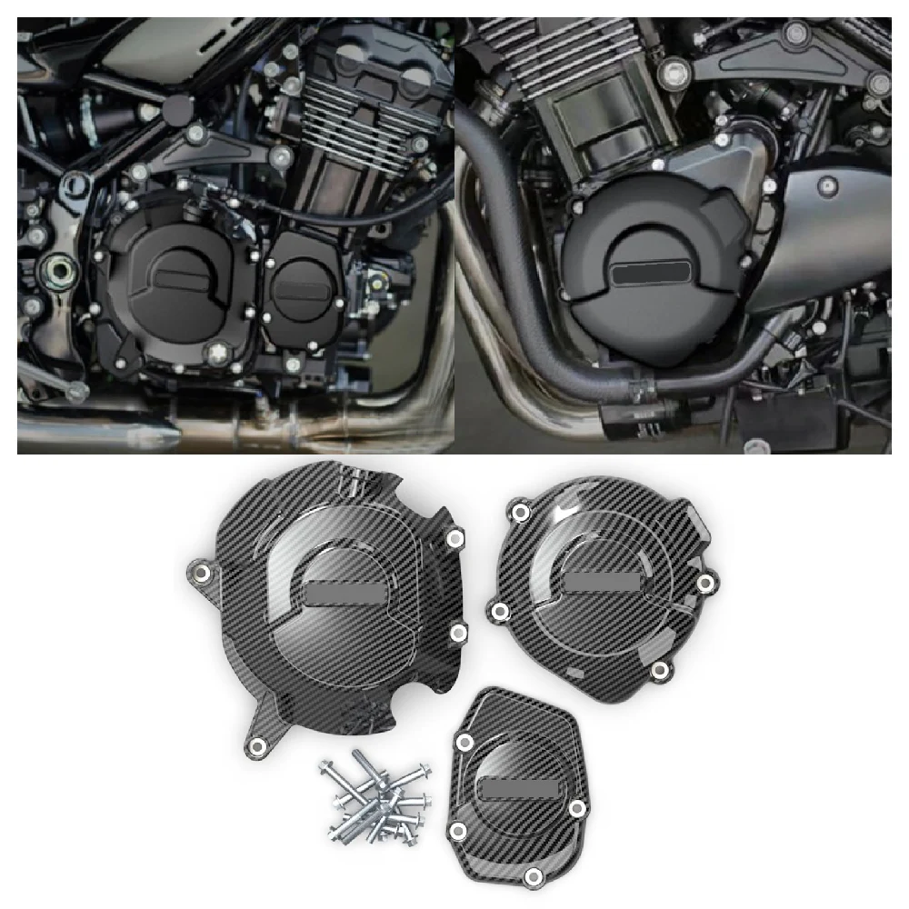 

Fit for Kawasaki Z900RS SE Cafe ABS Performance 2021 2022 2023 2024 Motorcycle Engine Case Cover Set Secondary Protection Guards