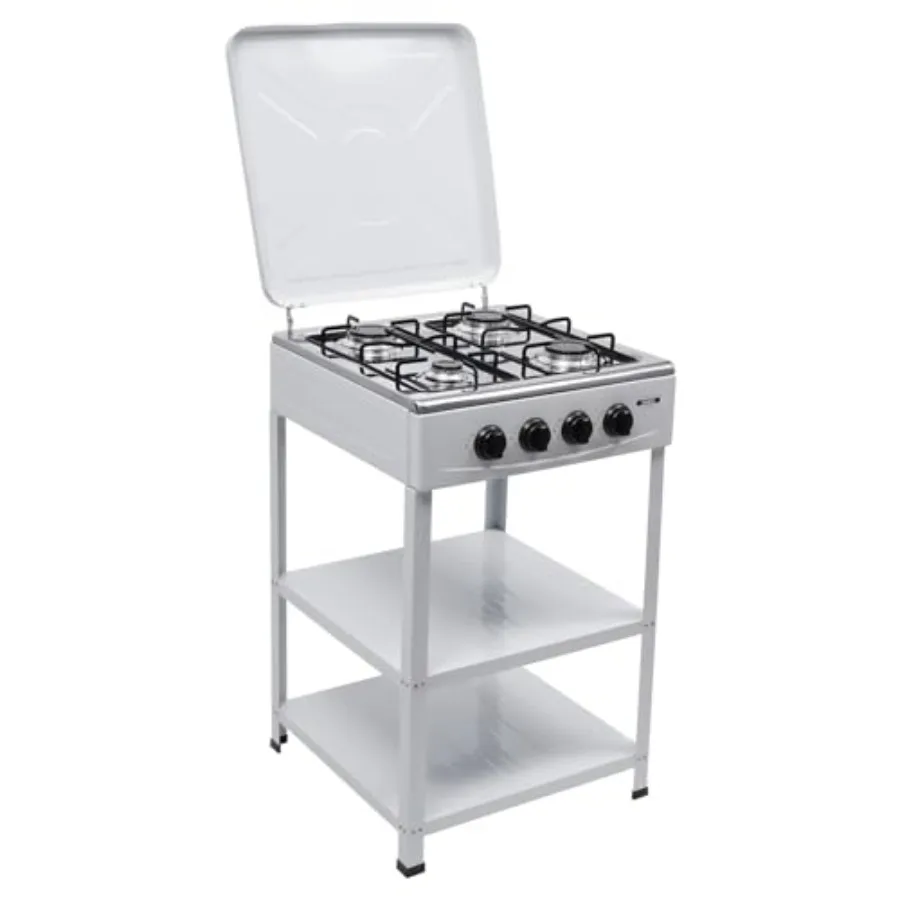 

4 Burner Gas Stove Portable Stove Outdoor Propane Grills for Camping and Picnics Commercial Restaurant Kitchen Use with 2 Tier