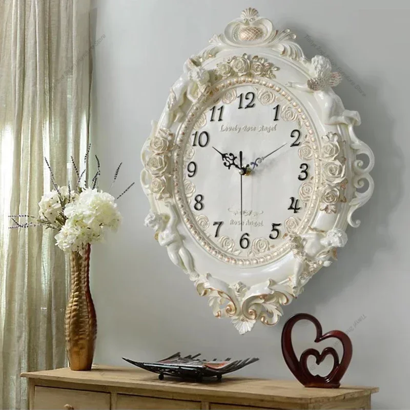 Nordic Silent Wall Clocks Decoration Electronic Luxury Living Room Wall Clocks Elegant Italian Design Home Decor Wandklok LLWC