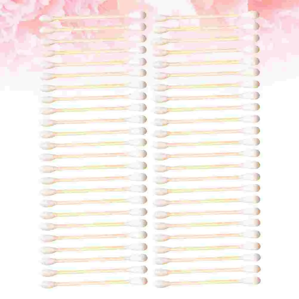 300 PCS Cotton Swabs Stick Makeup Remover Medical Size 1 Double Heads Buds Baby