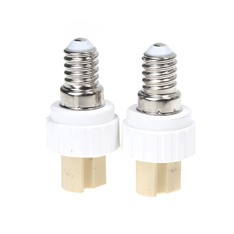 2PC E27 To G9 E14 To G9 E12 To E12 E11 E10 Lamp Holder Converter Socket Fireproof PC Bulb Base Conversion Adapter For Led Light