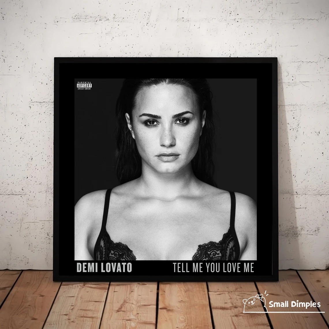 ديمي لوفاتو أخبرني أنك أحبني غلاف ألبوم الموسيقى المشارك قماش الفن طباعة ديكور المنزل طلاء جدران (بدون إطار) #1