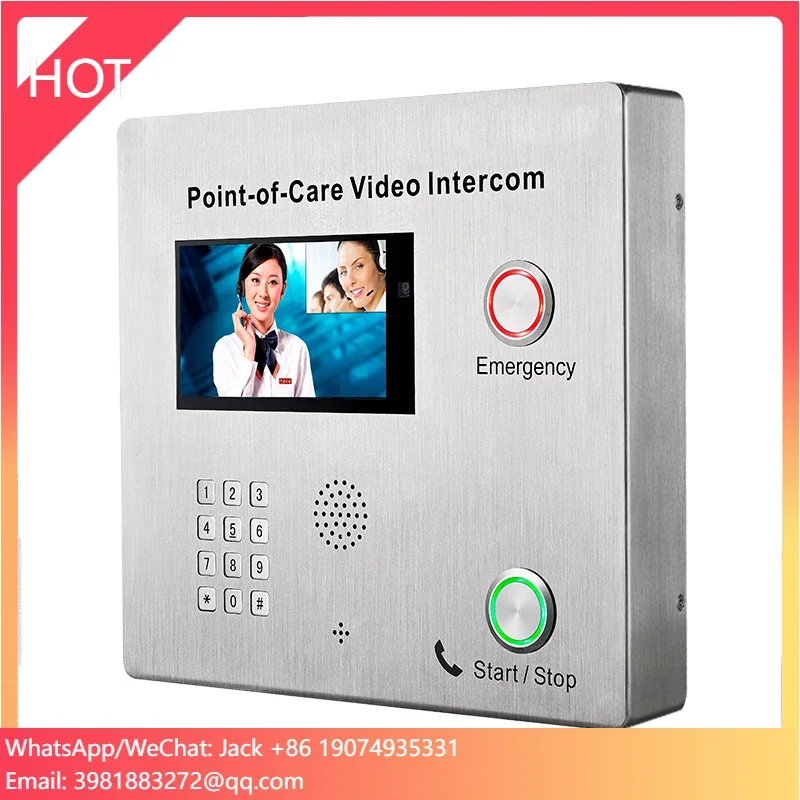 Sistema citofonico passeggeri all'ingrosso per il trasporto pubblico Metro Comunicazione bidirezionale istantanea Interfono di aiuto passeggeri