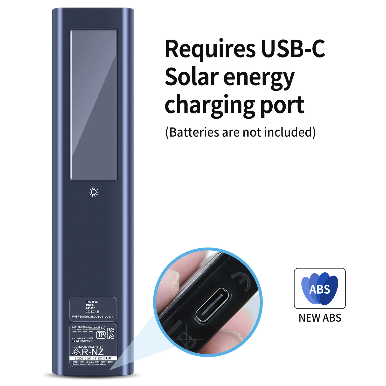 BN59-01385D جهاز التحكم عن بعد الصوتي الشمسي لتلفزيون سامسونج 4K QLED QE65QN800BT QE65QN900BT QE75Q70BAT QE55Q60BAUXTK QE55QN700BTXTK QE