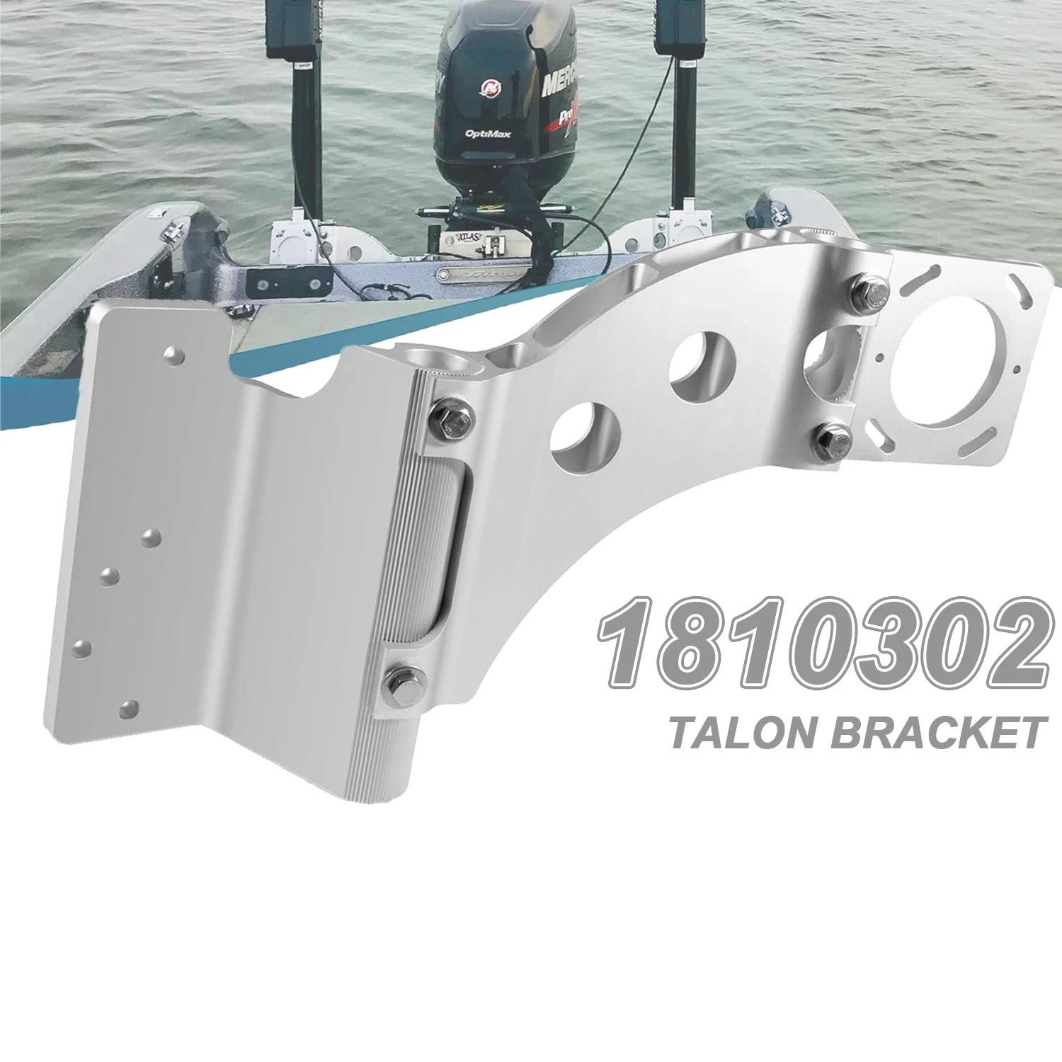 

1810302 Монтажный кронштейн адаптера Talon для сэндвича Кронштейны для крепления на пластине Talon Jack Монтажный адаптер для анкера для мелководя, для порта