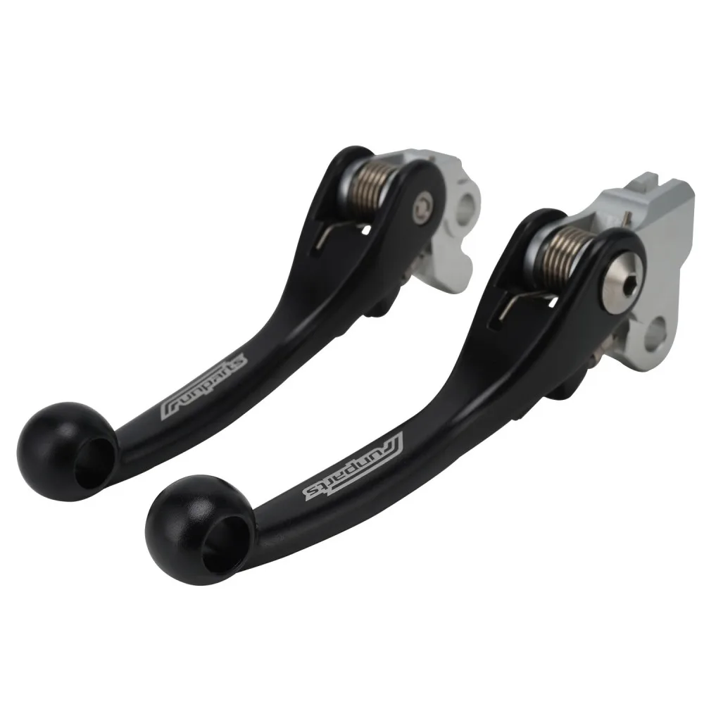 2026 FUNPARTS Forged Aluminum Brake Lever and Clutch Lever for CR125/250R CRF250R CRF450R CRF250X CRF450X