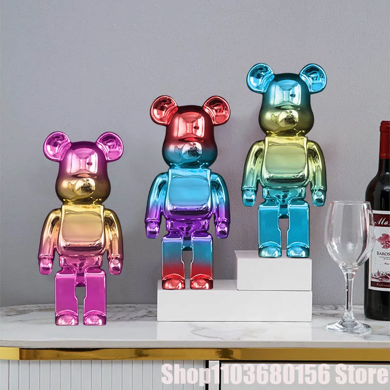 

Multi-Color Violent Bear Sculpture, Luxury Office Gifts, Home Decoration, Living Room Bookshelf, Holiday Gifts, Hot Selling