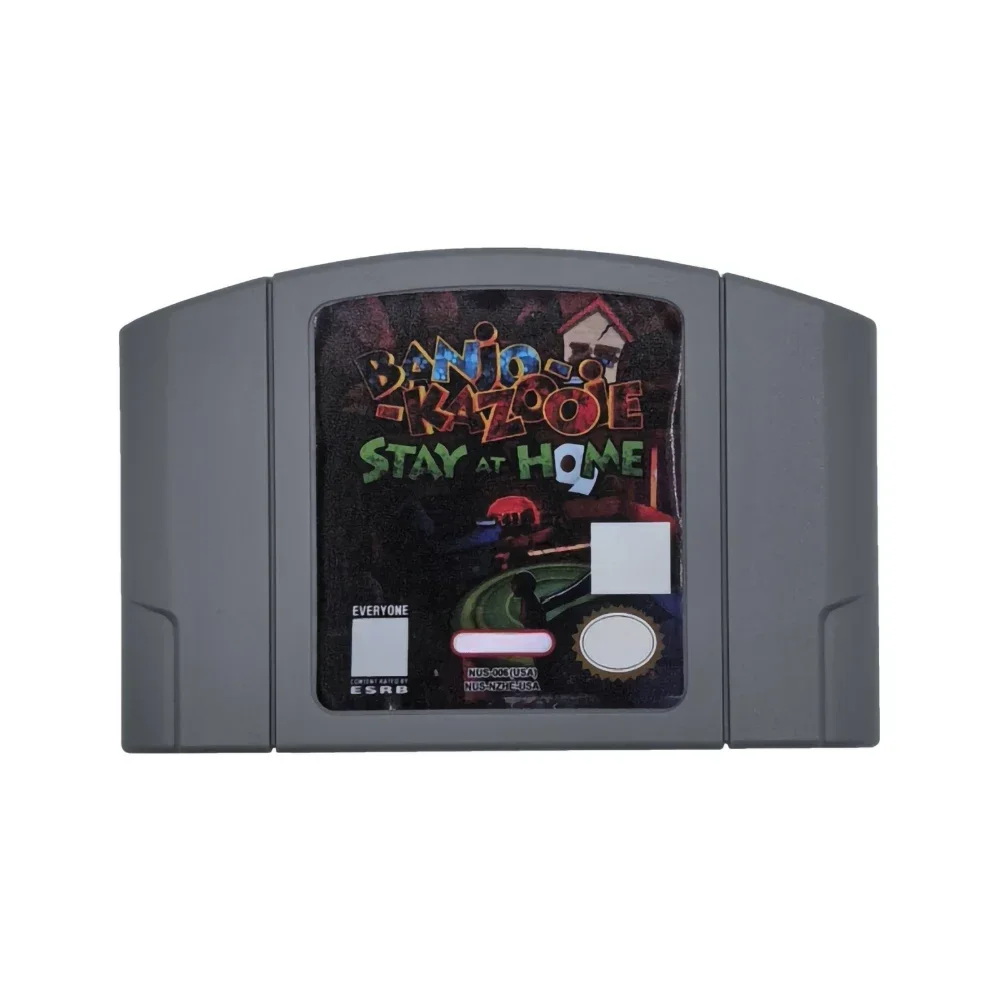 

N64 Game Cartridge Console US Version -Banjo-Kazooie-Stay At Home