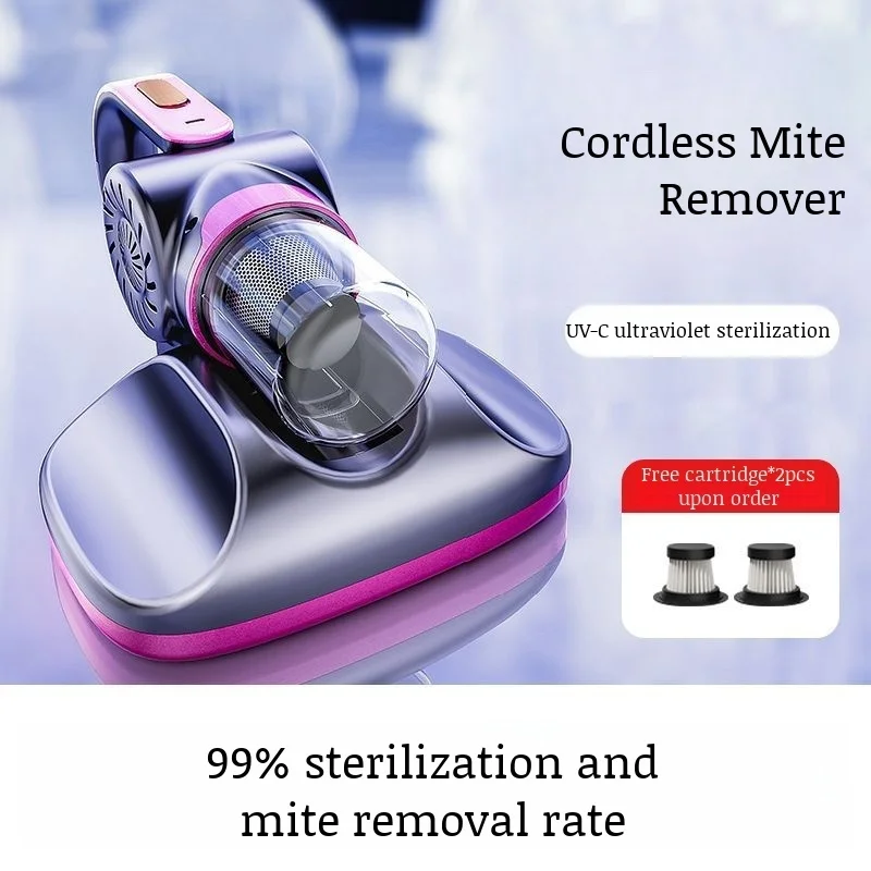 Home Multifunctional Vacuum CleanerWireless Car Vacuum Cleaner Handheld Bed Mite Remover Large Suction Vacuum Cleaner
