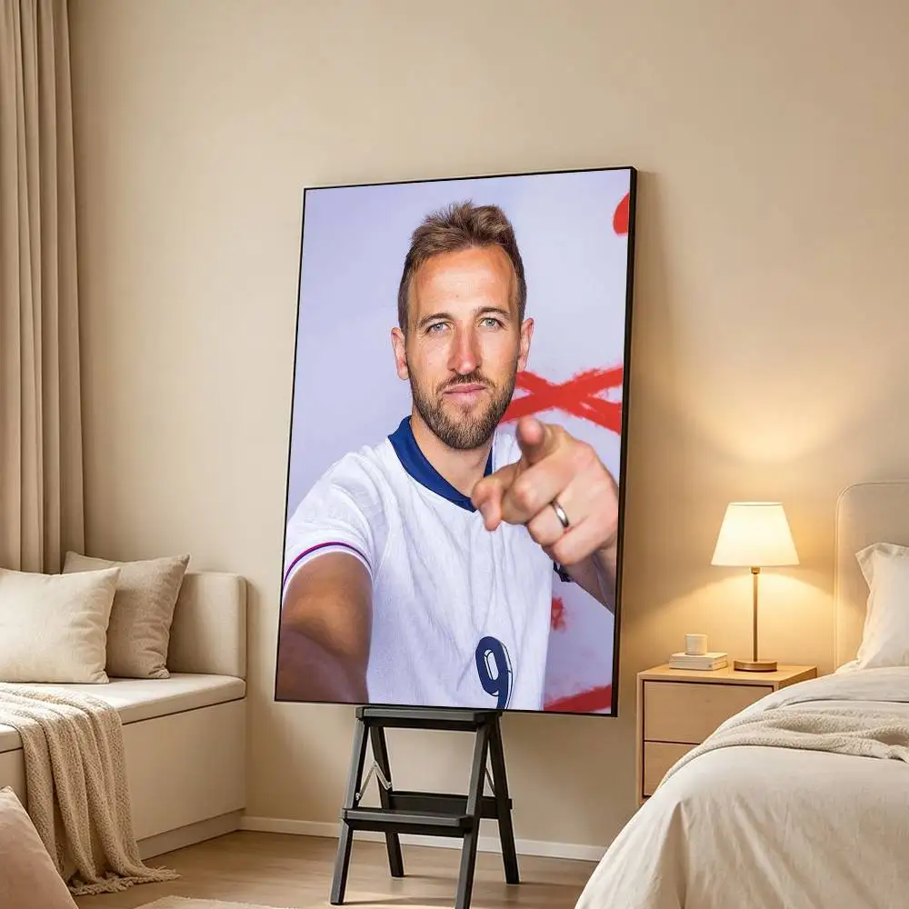 Harry Kane-E Football Sport -S Poster High Quality Dorm Living Room Aesthetic Wall Decoration Painting Stickers Gift