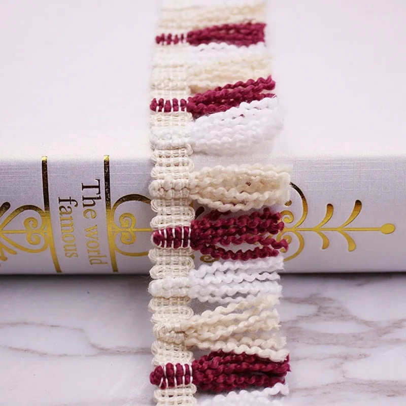 1 Yard/Los Quasten für Schmuck, DIY, Spitzenband, Nähen, Handarbeiten, Quastenbesatz, Kleid, Ball, Fransen, Stoff, Vorhang, Kleidungszubehör – Detail 5