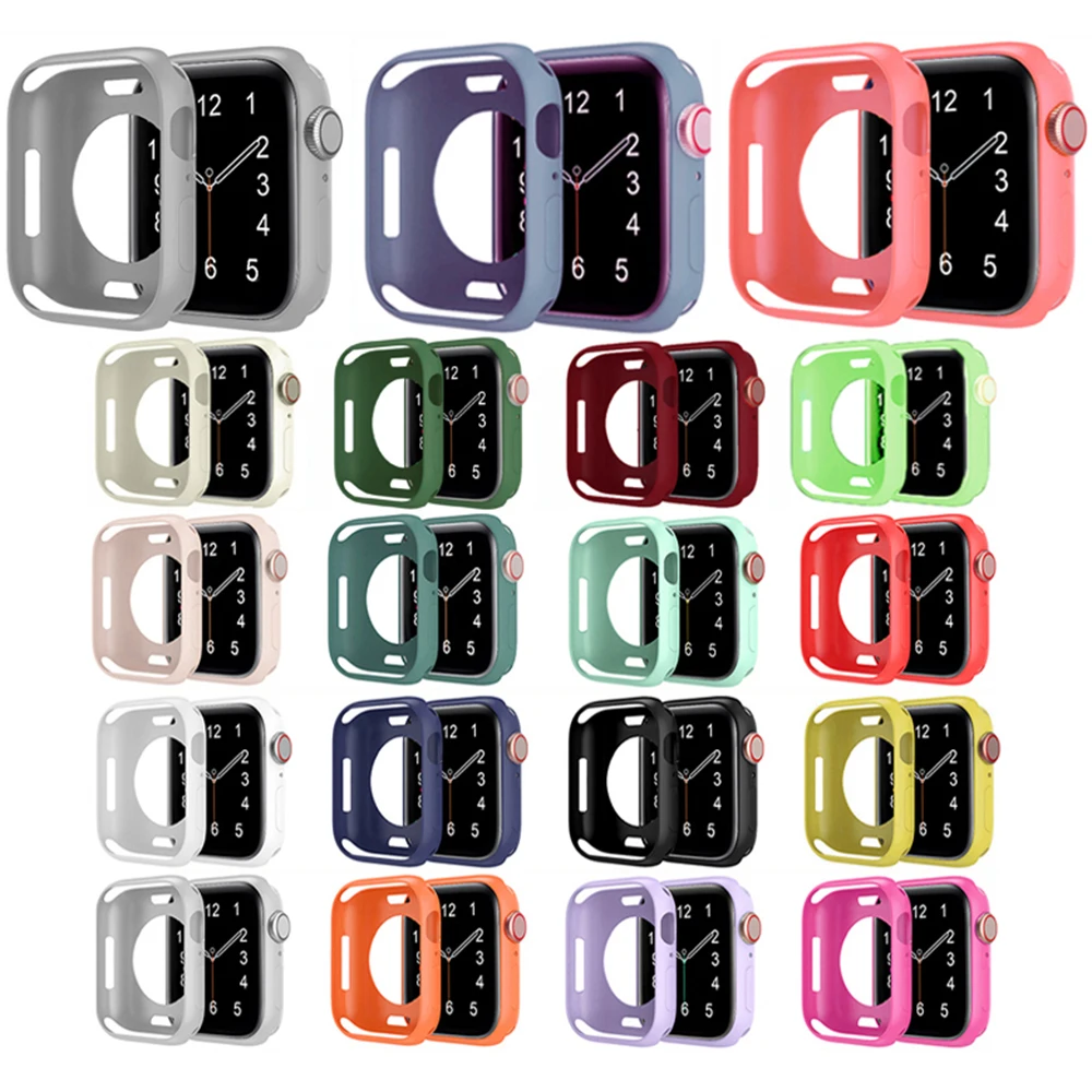 TPU Case For Apple watch 41mm 45mm Soft Candy Shell Cover Protective IWatch Ultra 8 7 6 SE 5 4 3 2 1