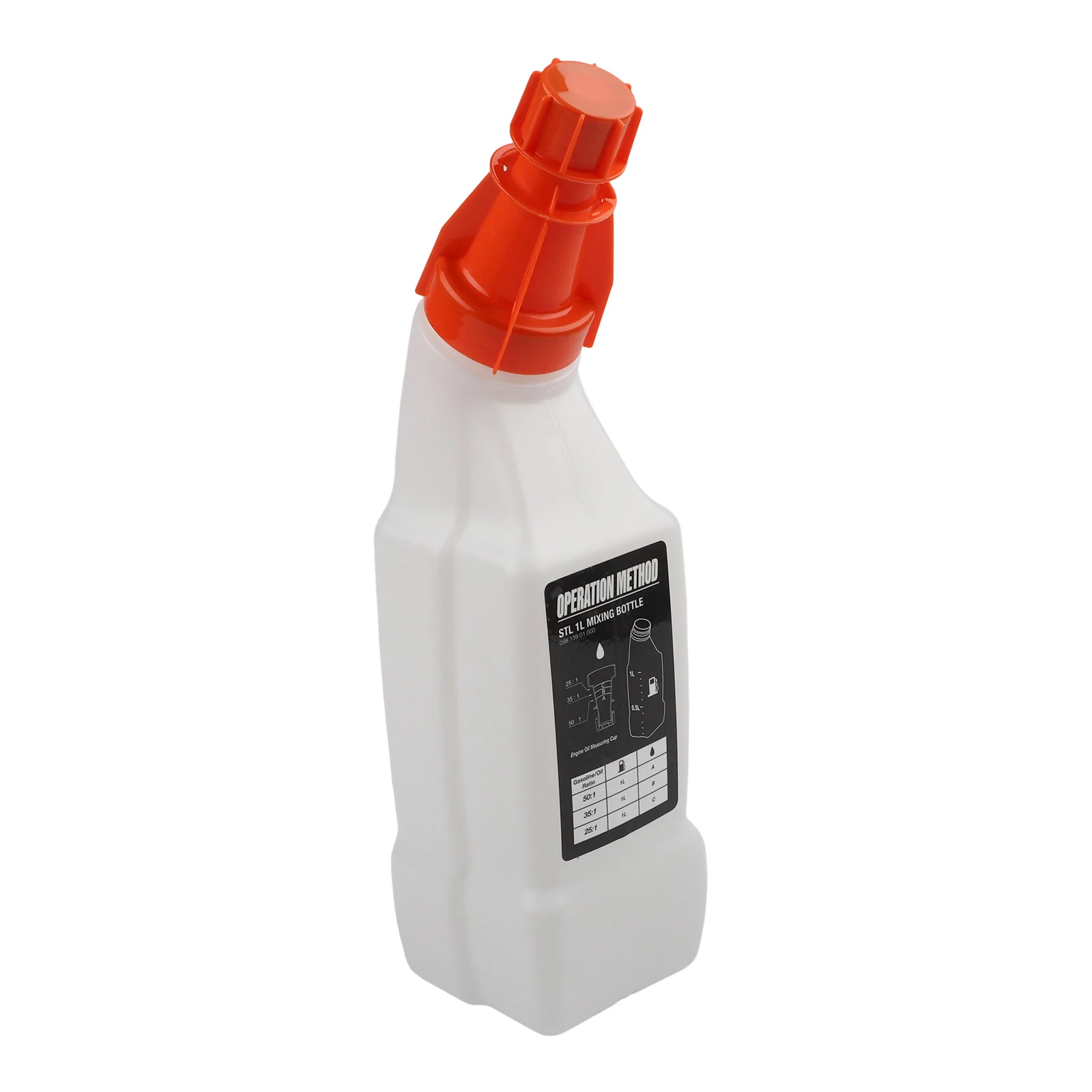 1L Fuel & Oil Mixing Bottle For 2-Stroke Engines 50:1 40:1 35:1 25:1 Ratios Portable Gas Mix Container For Chainsaw Brushcutte