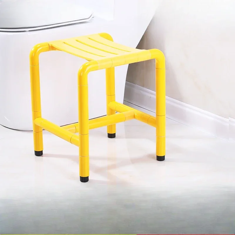 Bathroom non-slip safety stool reinforced the elderly with legs bath chair shower stool shoe changing stool bathroom toilet