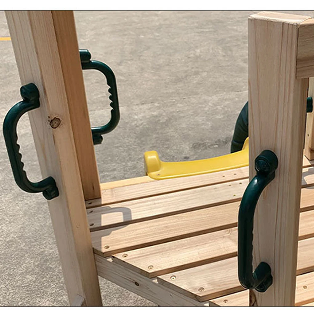 

Playground Accessories Play Playhouse Grab Handle Bars Playroom Ladder Handles for Jungle Gym Backyard Playhouse Treehouse