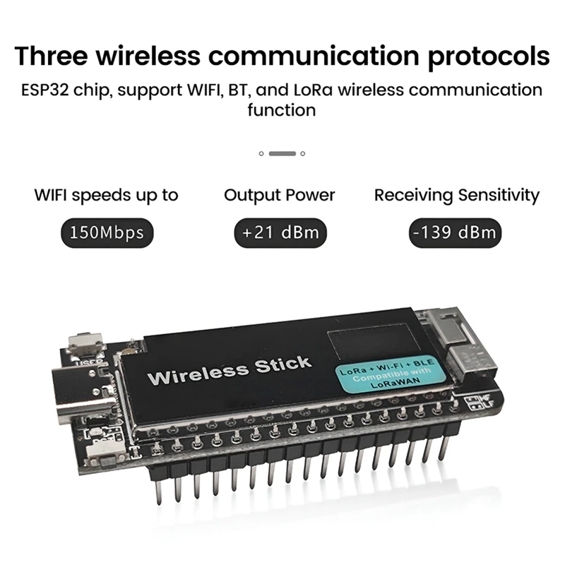 A16R-ESP32-S3 Wireless Stick V3 Lora WIFI Bluetooth Development Board With 0.49-Inch OLED Screen