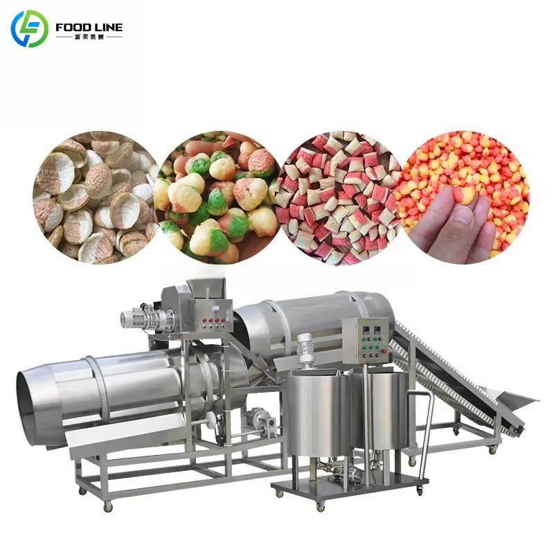 Customized Puffed Food Production Line High Output Snack Food Making Line for Medium Large Food Plants
