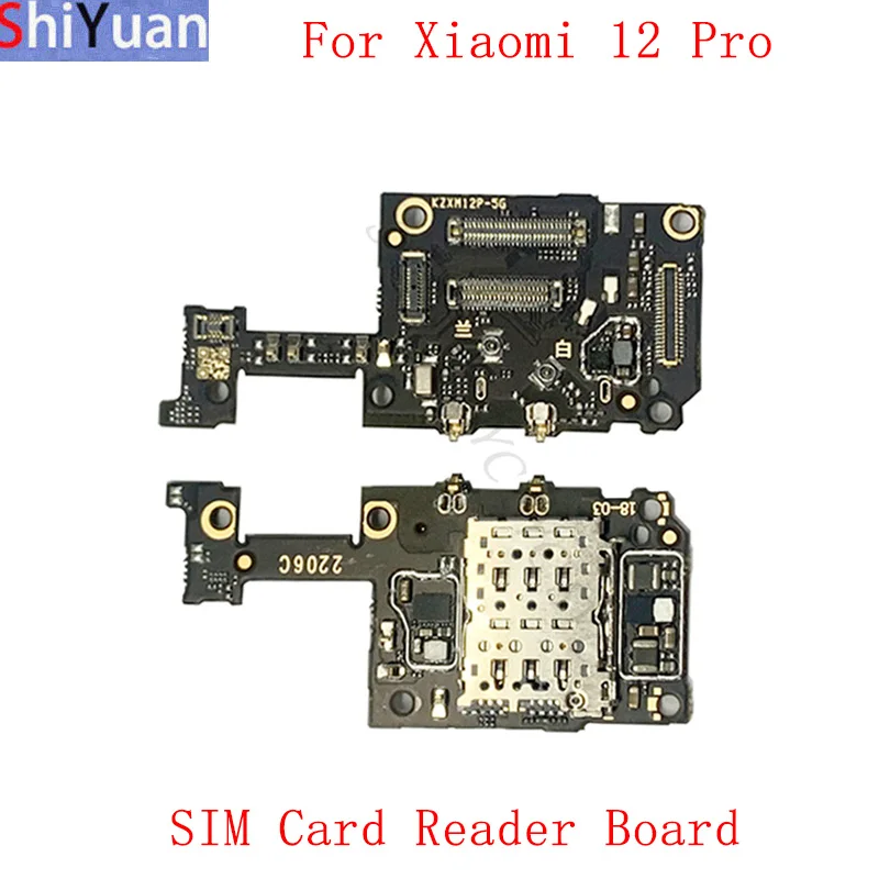 

SIM Card Reader Board Flex Cable For Xiaomi Mi 12 Pro 12S Sim Card Reader Replacement Spare Parts