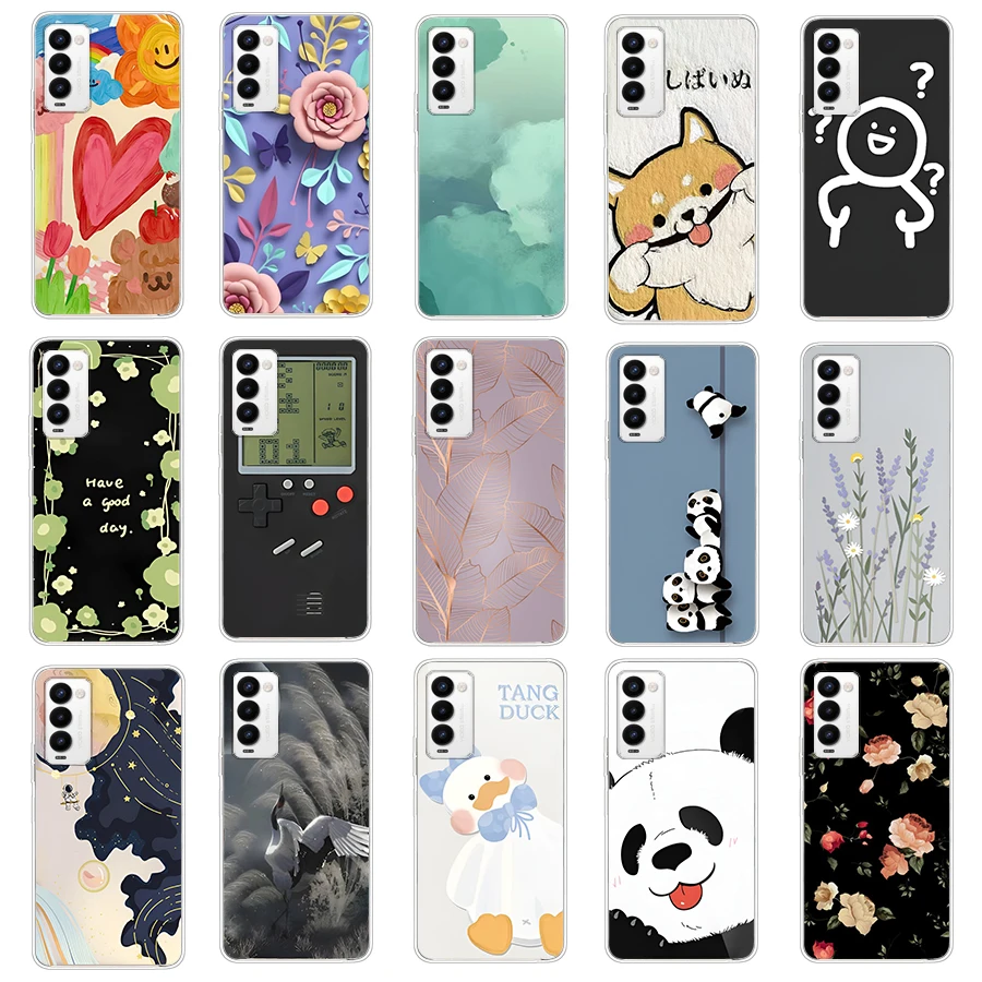 Case design for Tecno Spark 7 8 Camon 18P Case design Soft Silicone TPU phone Back protecive Cover Case Capa coque shell