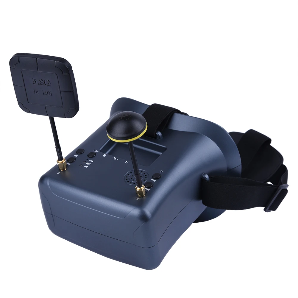 008D 4.3inch 5.8G FPV Goggles with DVR 480*320px HD High Brightness LCD 5.8GHz 40ch Receiver Built-in Battery for RC Drone FPV