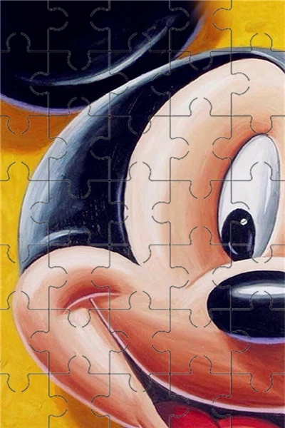 Disney Mickey Mouse Minnie Donald Duck Jigsaw Puzzles 35 Pieces Mini Wooden Puzzles Children's Educational Toys Diy Handmade Toy