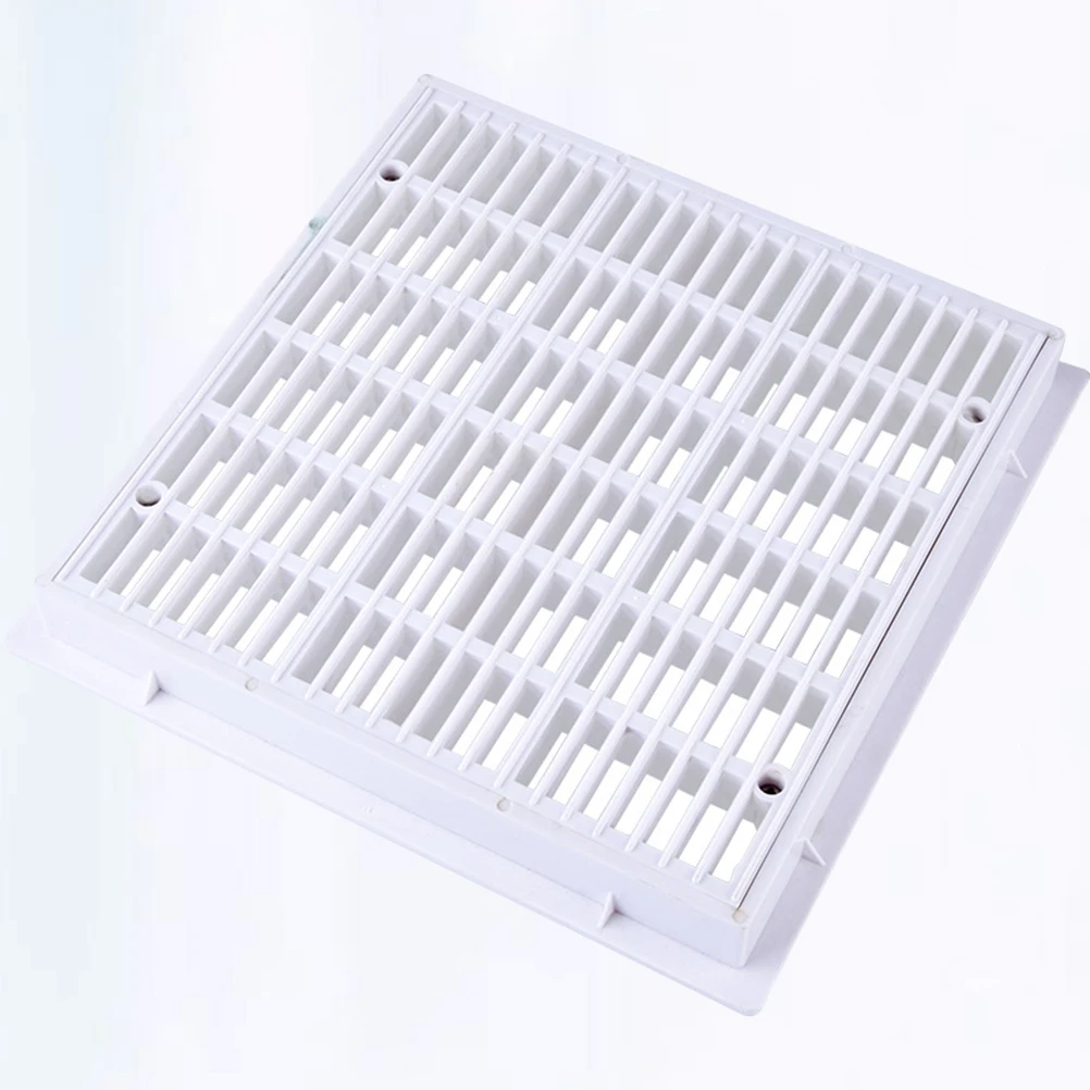

9 Inch Square Main For Swimming Pool Outdoor Accessory Pool Bottom Drainer Floor Drainer Tool Plastic White Durable Spa Aquarium