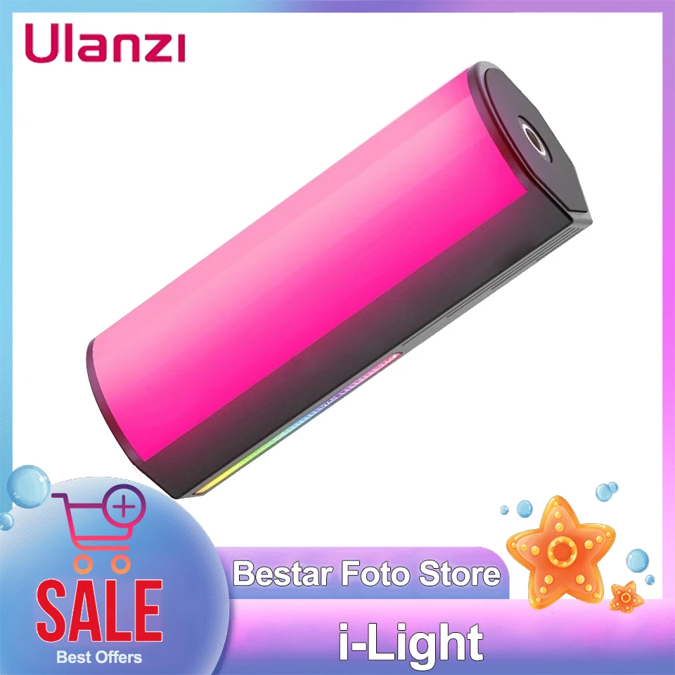 

Ulanzi i-Light RGB Handhled Light Stick 2500-9000k LED Video Light with Strong Magnet for Outdoor Photography Shoot