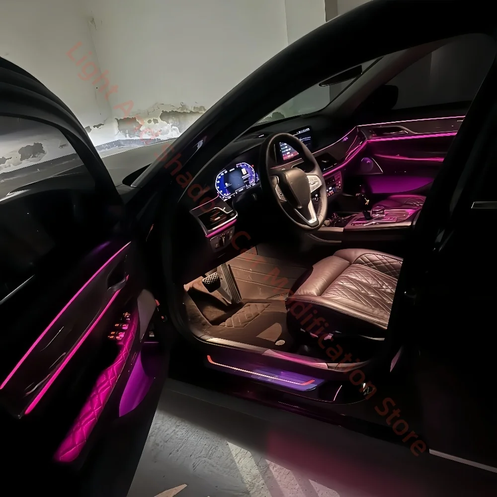 Ambient Light For BMW 7 series G12 2016-2022 LED Atmosphere Lamp Car interior lighting upgrade Car accessories  Screen control
