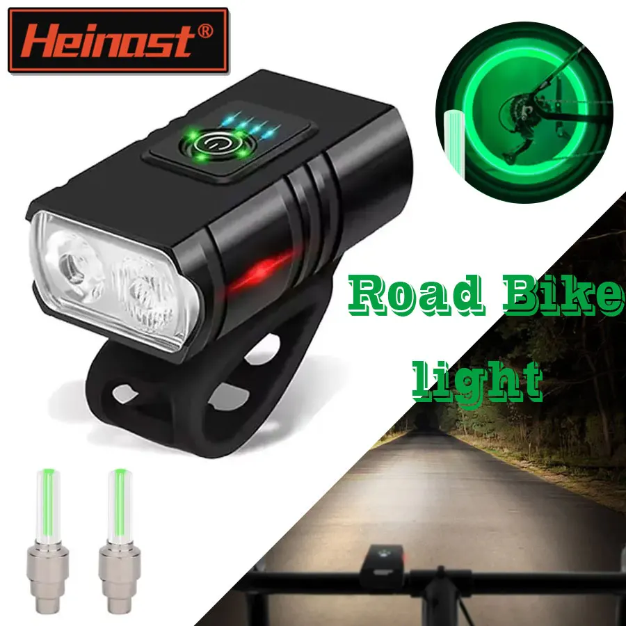 AliExpress NONE Bright Rechargeable Road Bike Headlamp Bicycle Headlight Easy To Install Cycling Accessories With Multiple Mode Eombinations