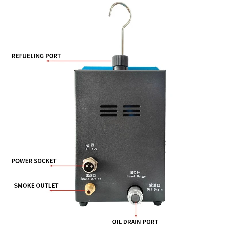 KT-9107 Car smoke leak detector leak detector auto repair fault intake leak detector smoke machine