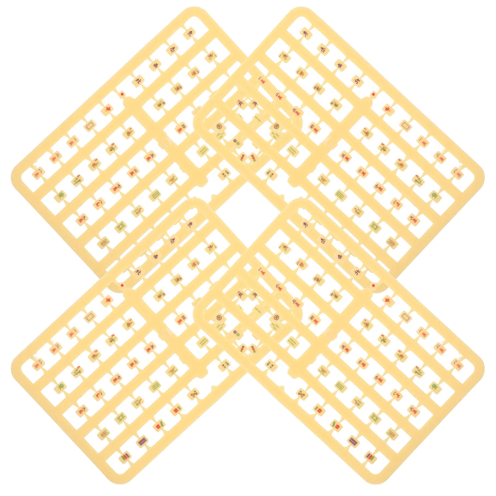 

1Set Miniature Mahjong Tiles Set Exquisite Realistic Detail Tiny House Accessories for Dollhouse Living Room Decor Mini Ornament