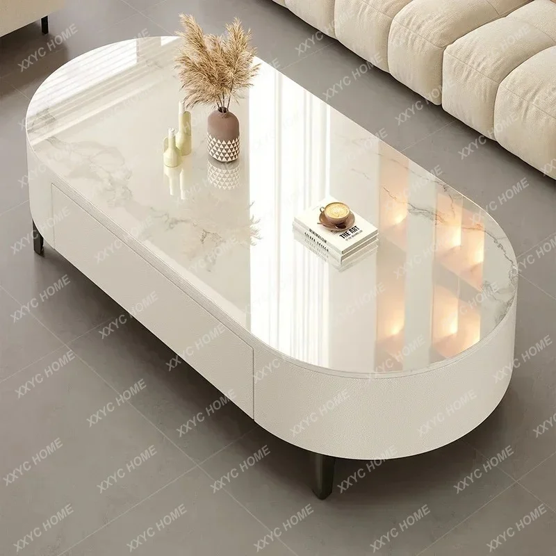 

Simple Coffee Table Living Room Floor Cheap Oval Organizer Side Table Funky Necklace Relaxing Couchtisch Trendy