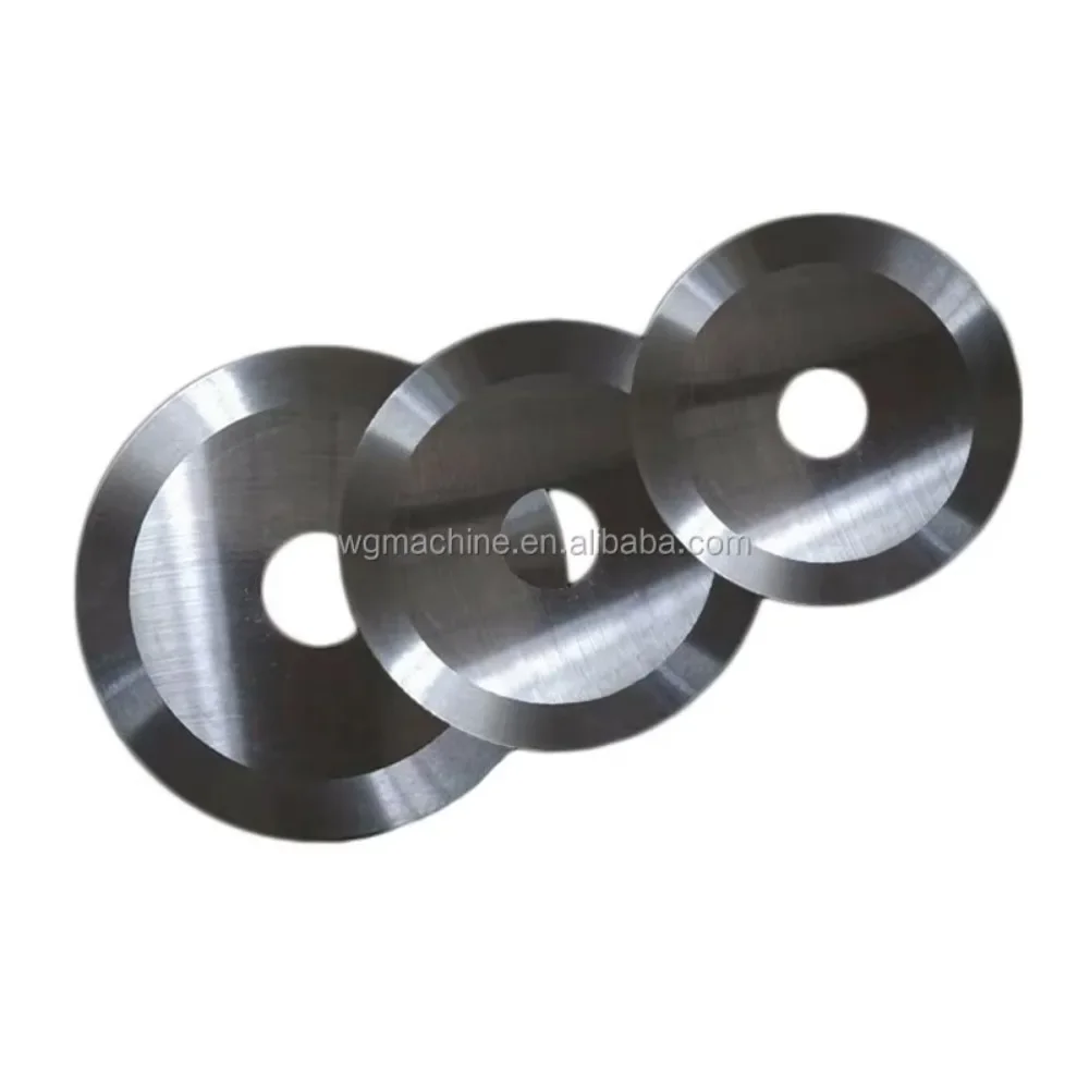 Tungsten steel round blade circular slitting blade for corrugated cardboard cutting