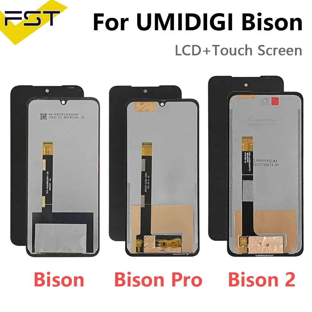 Dla UMIDIGI BISON Wyświetlacz LCD + ekran dotykowy Digitizer Ekran LCD Dla UMIDIGI Bison 2 Pro GT2 GT2 Pro X10 X20 Wyświetlacz LCD