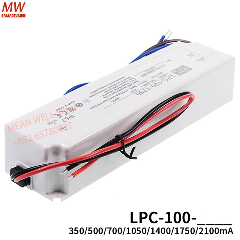 MEAN WELL LPC-100-700/1050/1400/2100 LED waterproof constant current lighting drive electronic screen switching power supply