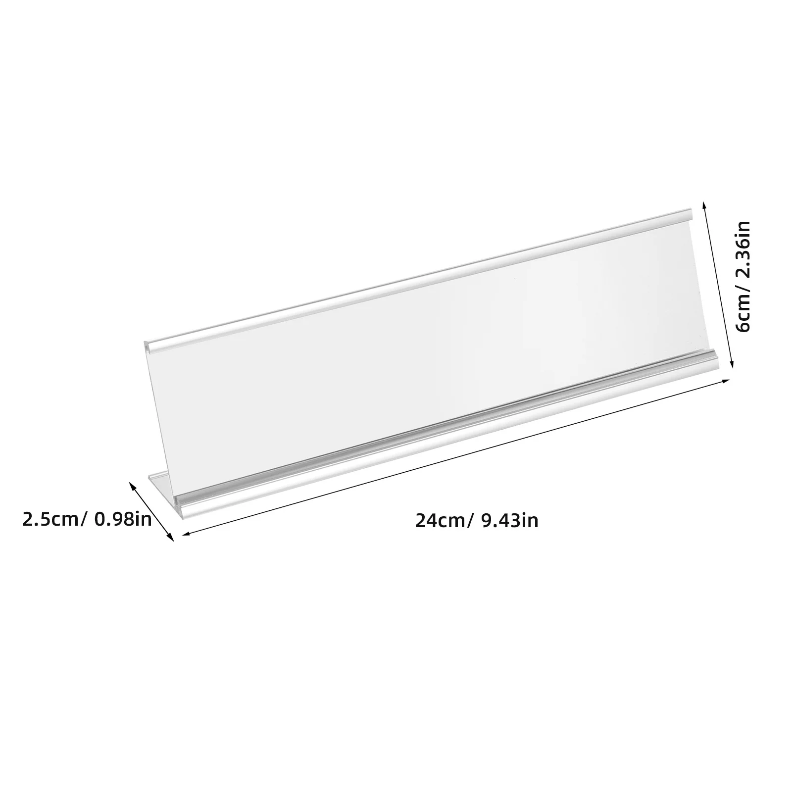 10Pcs Durable L Shape Display Stand for Name Cards Price Tag Signs Simple Design Easy Clean L Shape Display Stand