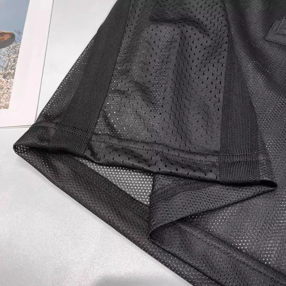 Mens Vest Digital Embroidery Semi Transparent Mesh Sleeveless Vest Summer Casual Sexy Youth trend Top Men\'s Clothing Unisex 2024