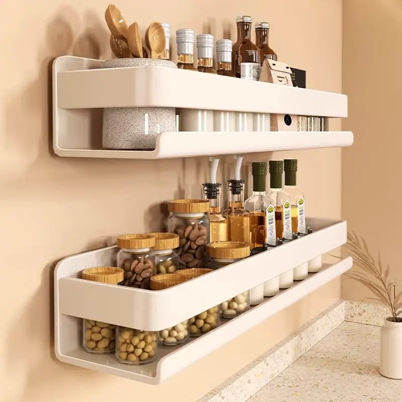 

Modern mat Kitchen Wall Storage Ra No Drilling Spices Organizer elf Multi-Function Crehensive Storage elf