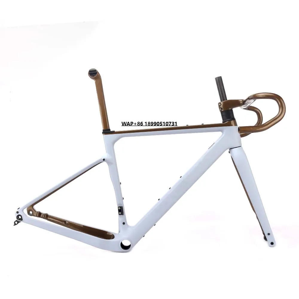 

New Mold Max Tire 45C Two Truncation Color T1000 Carbon Fiber Gravel Bicycle Frame Road Bike Parts