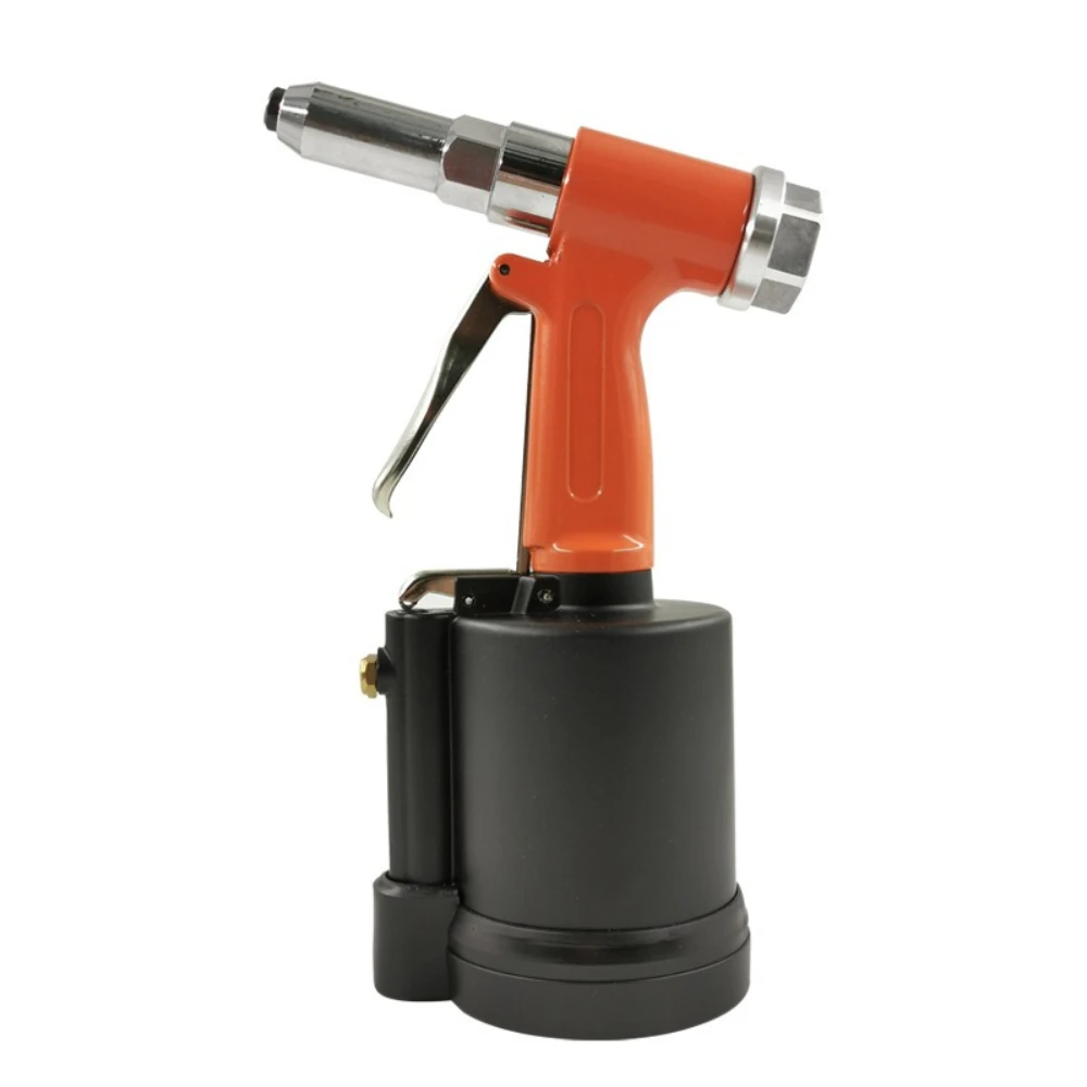 Pneumatic Air Riveter Gun Tool Kit,with 3.2（ 1/8”), 4.0（5/32”), 4.8(3/16”),6.4(1/4”)Heavy Duty Air Hydraulic Rivet Gun