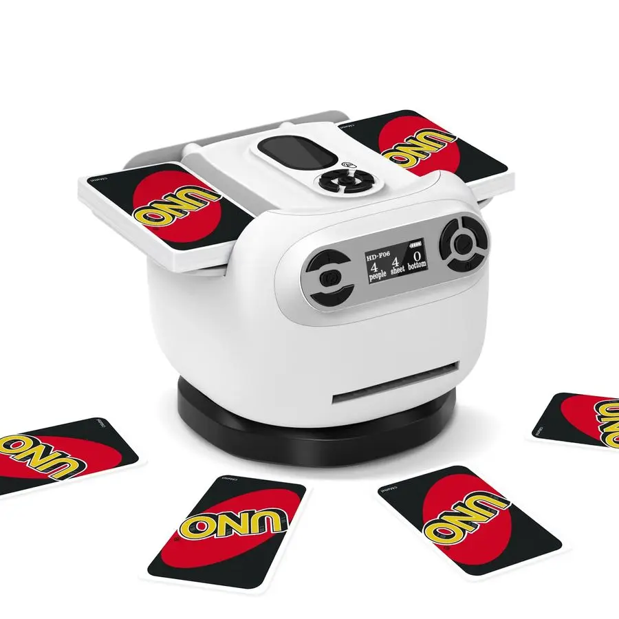 Tappetino Mahjong con borsa portatile Bespugliatore automatico di carte 2in1 e rivenditore con 360 omnidirezionale