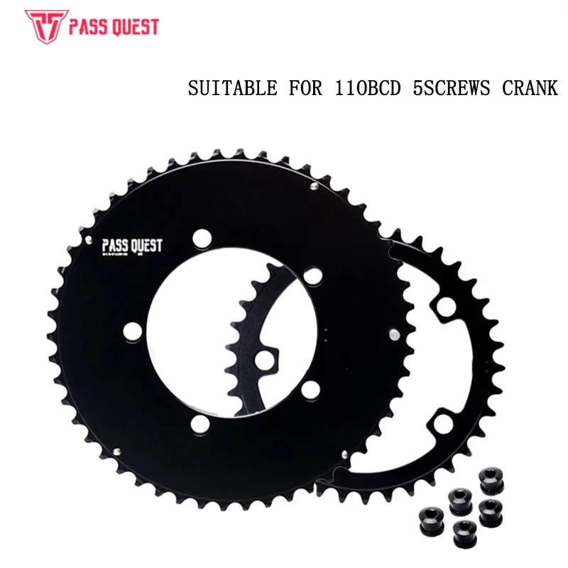 

PASS QUEST 110BCD (5-bolt ) Round Sprocket Road Bicycle only supportd AXS 12 speed chain