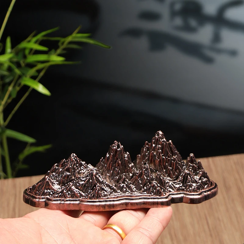 

Креативная китайская курильница, коробка для благовоний Jiangshan, курильница из сандалового дерева, горный ландшафт, украшения для дома и рабочего стола